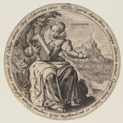 Clio, z Muz autorstwa Crispijn van de Passe I