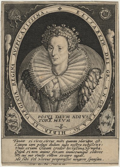 Elżbieta, królowa Anglii autorstwa Crispijn van de Passe I