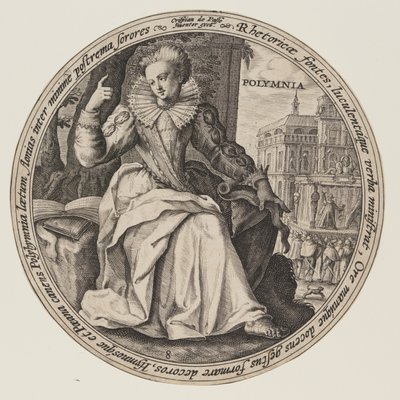 Erato, z Muz autorstwa Crispijn van de Passe I
