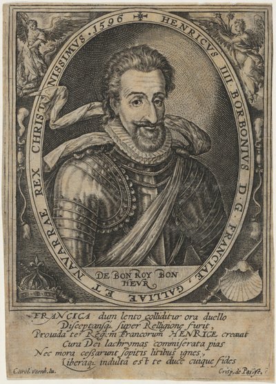Henryk IV, król Francji autorstwa Crispijn van de Passe I