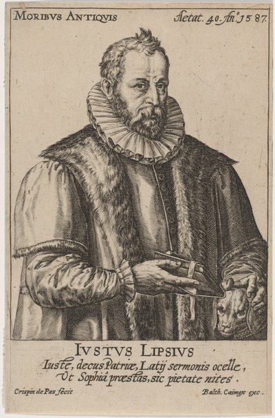 Justus Lipsius autorstwa Crispijn van de Passe I