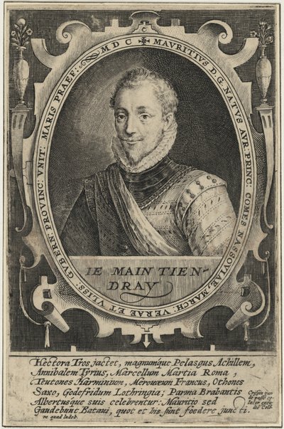 Maurice z Nassau, książę Oranii autorstwa Crispijn van de Passe I