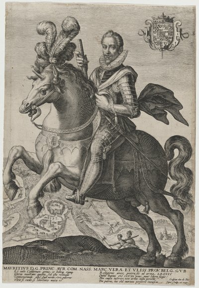 Maurice z Nassau, książę Oranii autorstwa Crispijn van de Passe I