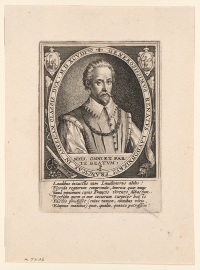 René de Laudonnière autorstwa Crispijn van de Passe I