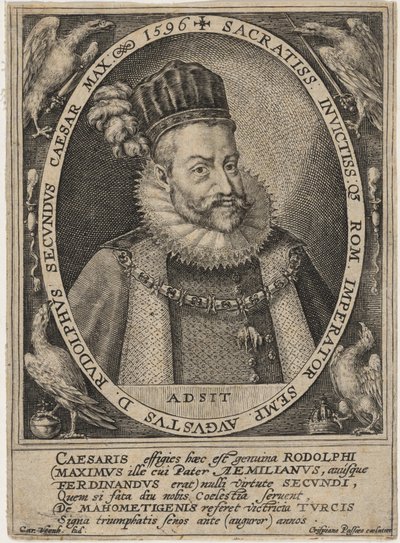 Rudolf II, cesarz rzymski autorstwa Crispijn van de Passe I