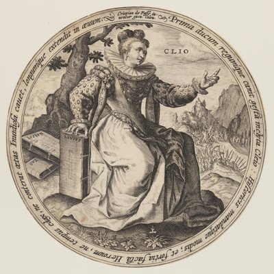 Thalia, z Muz autorstwa Crispijn van de Passe I