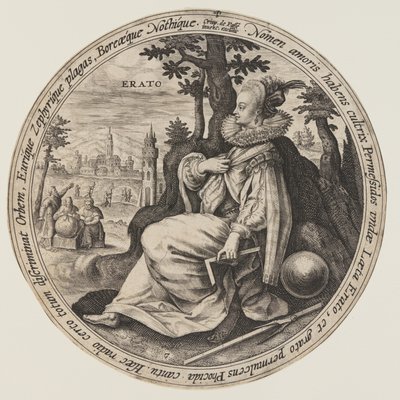 Urania, od Muz autorstwa Crispijn van de Passe I