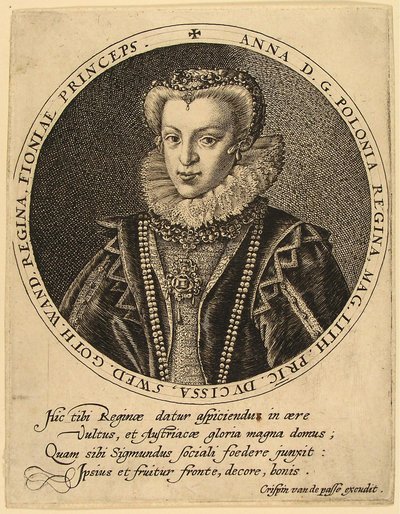 Anna Katarzyna Konstancja Waza Polski 1619-1651 autorstwa Crispijn van de Passe the Elder