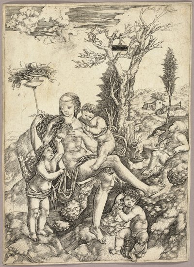 Alegoria obfitości autorstwa Cristofano Robetta