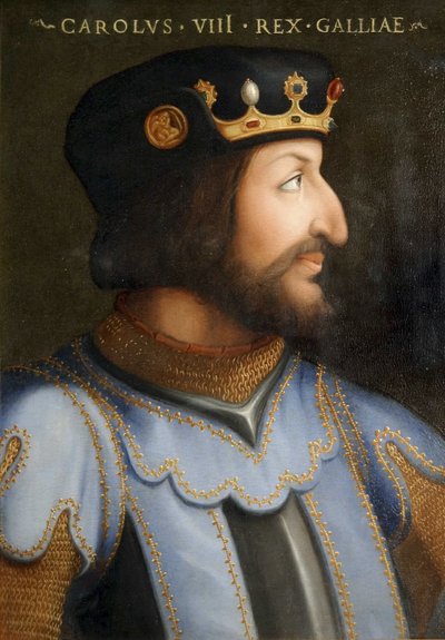Portret króla Karola VIII (1470-1498) autorstwa Cristofano dell