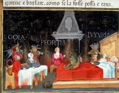 Kara dla zmysłowych, żarłocznych i leniwych autorstwa Cristoforo De Predis