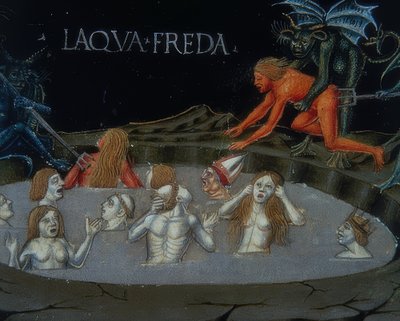 Höllenstrafen (ok.154r). 1476 autorstwa Cristoforo De Predis