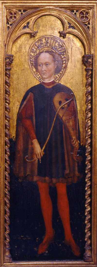 Święty Genesius z Rzymu, druga połowa XV wieku. autorstwa Cristoforo Moretti