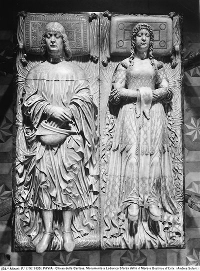 Tablica nagrobna Ludovica Sforzy i Beatrice d