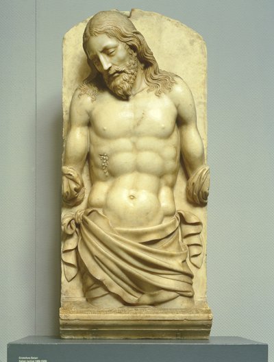 Martwy Chrystus, ok. 1500 (marmur) autorstwa Cristoforo Solari