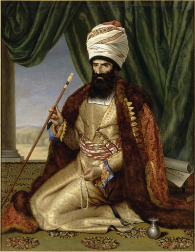 Portret Askera Khana, ambasadora Persji, w Paryżu w 1808, 1809. autorstwa Césarine Henriette Davin Mirvault