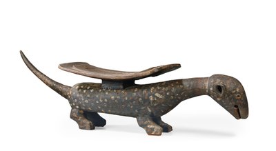 Siedzisko zoomorficzne, Ulimi Bia, Wybrzeże Kości Słoniowej (drewno) autorstwa Culture Baule