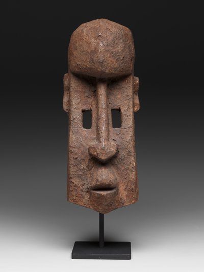 Maska myśliwego (dannana), początek do połowy XX wieku (drewno i inkrustacja) autorstwa Culture Dogon
