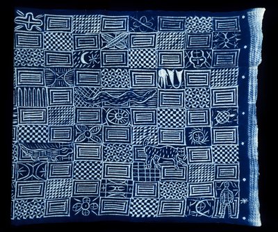 Adire Cloth, bez daty (tkanina) autorstwa Yoruba Culture