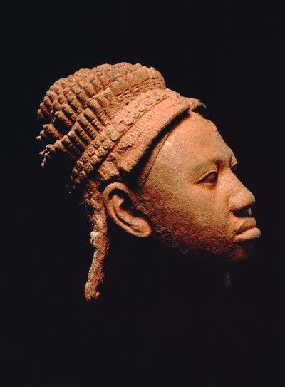 Głowa królowej Yoruba z Ita Yemoo, Ife, Nigeria autorstwa Culture Yoruba