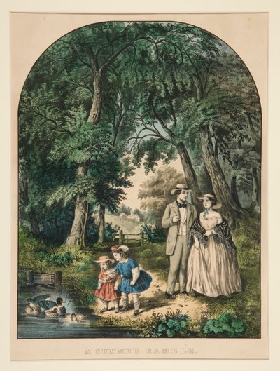 Letnia wędrówka autorstwa Currier and Ives