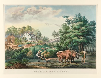 Amerykańskie Sceny Farmy / nr 1 autorstwa Currier and Ives