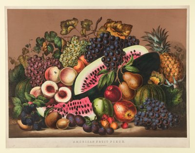 Kawałek amerykańskiego owocu autorstwa Currier and Ives
