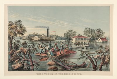 :Wysoka woda autorstwa Currier and Ives