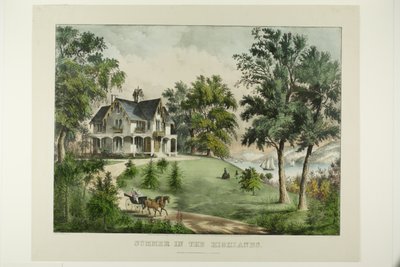Lato w Górach autorstwa Currier and Ives