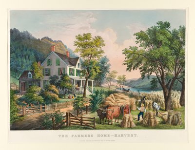 Dom Rolników - Żniwa autorstwa Currier and Ives