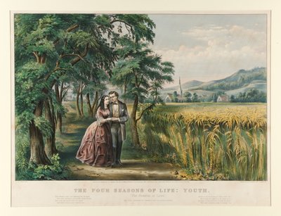 Cztery pory życia: młodość autorstwa Currier and Ives