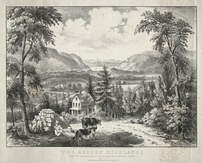 Wyżyny Hudsonu autorstwa Currier and Ives