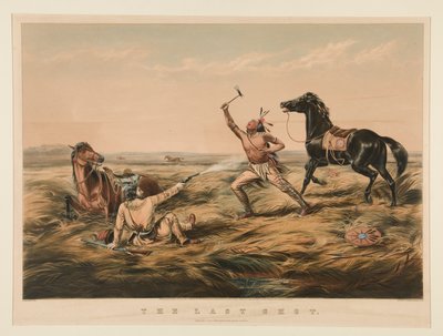 Ostatni strzał autorstwa Currier and Ives