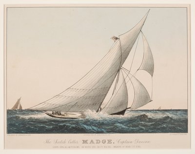 Scotch Cutter Madge, kapitan Duncan autorstwa Currier and Ives