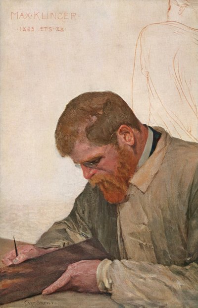 Max Klinger, ok. 1900 r. (obraz) autorstwa Curt Stoeving