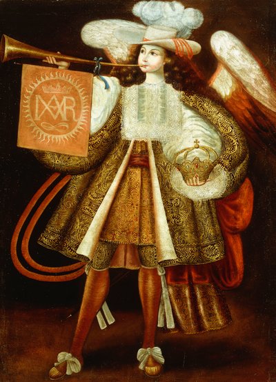 archanioł Gabriel autorstwa Cuzco School