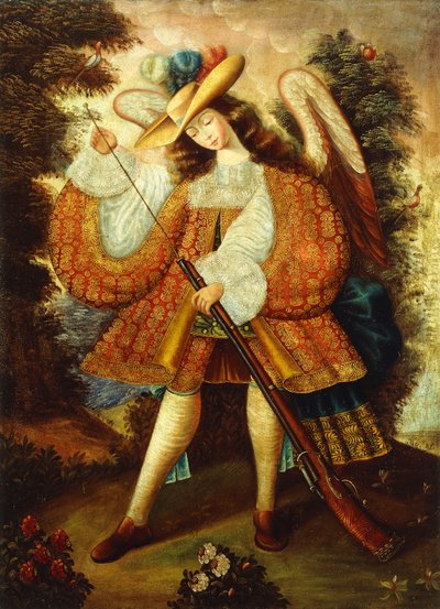 Archanioł z Arkebuz autorstwa Cuzco School