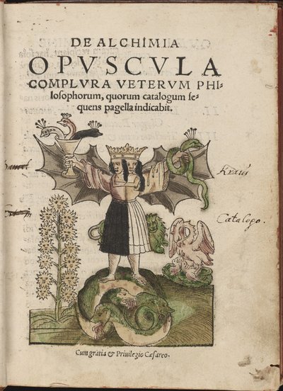 De Alchimia opvscvla complvra vetervm philosophorum, 1550 autorstwa Cyriacus Jacob