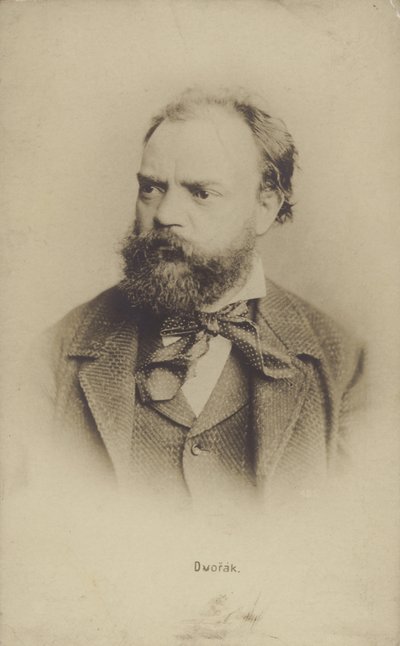 Antonin Dvorak, czeski kompozytor (1841-1904) autorstwa Czech Photographer