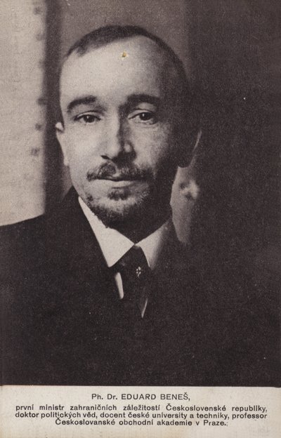 Edward Benes autorstwa Czech Photographer
