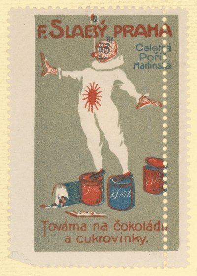 Fabryka czekolady i słodyczy F Slaby, Praga autorstwa Czech School
