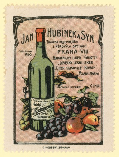 Wina i alkohole Jan Hubinek i Syn autorstwa Czech School