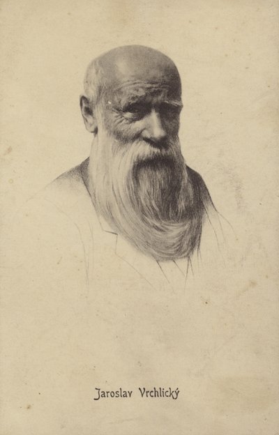 Jaroslav Vrchlicky (1853-1912), czeski poeta autorstwa Czech School