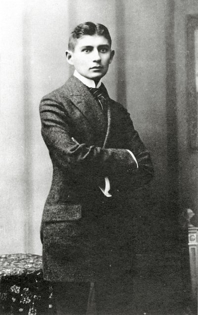 Portret Franza Kafki (1883 - 1924) autorstwa Czech School