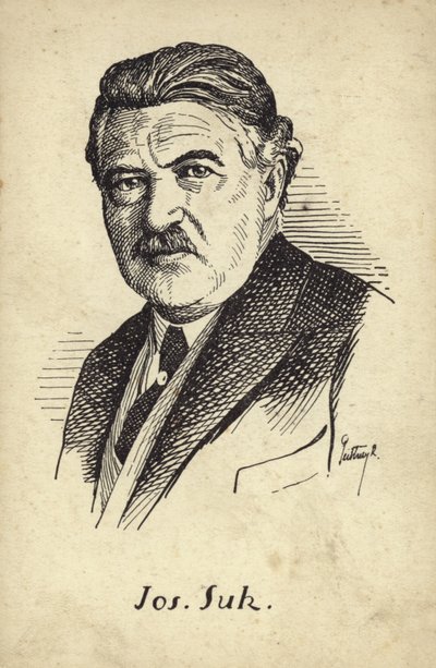 Portret Josefa Suki autorstwa Czech School