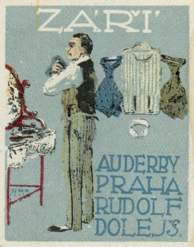 Wrzesień. Moda Au Derby Rudolf Dole, Praga autorstwa Czech School