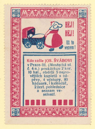 Kobieta pchająca wózek autorstwa Czech School