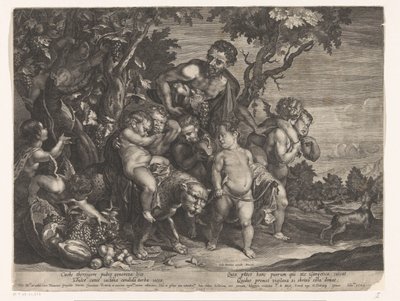 Triomf van Bachus autorstwa D. Brunn