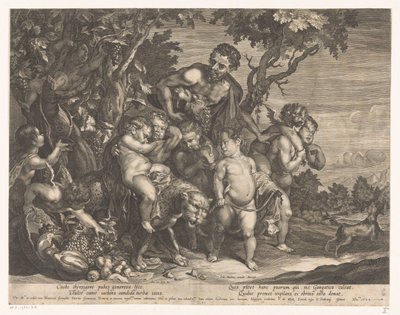 Triomf van Bachus autorstwa D. Brunn
