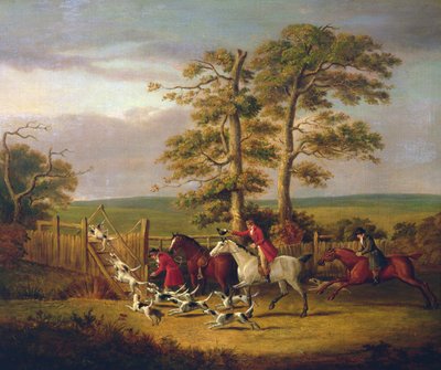 Scena polowania autorstwa D. the Younger Wolstenholme